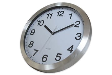 Stanwick Väggklocka - Silver - Inredning - Väggdekor - Väggklocka & väggur