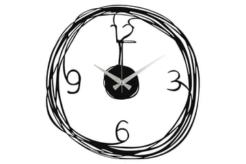 Stompeton Väggklocka - Svart - Inredning - Väggdekor - Väggklocka & väggur