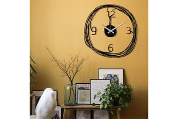 Stompeton Väggklocka - Svart - Inredning - Väggdekor - Väggklocka & väggur