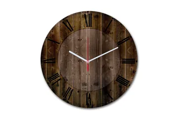 Väggdekor MDF Klocka - Inredning - Väggdekor - Väggklocka & väggur