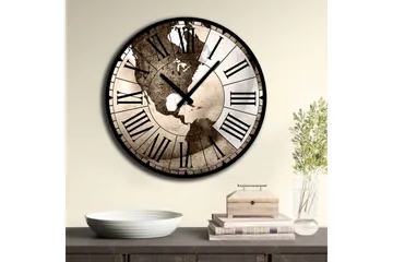 Väggdekor MDF Klocka - Inredning - Väggdekor - Väggklocka & väggur