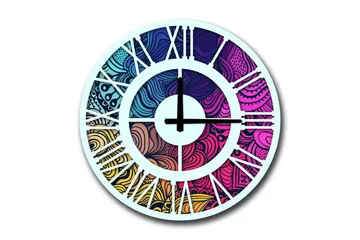 Väggdekor MDF Klocka - Inredning - Väggdekor - Väggklocka & väggur