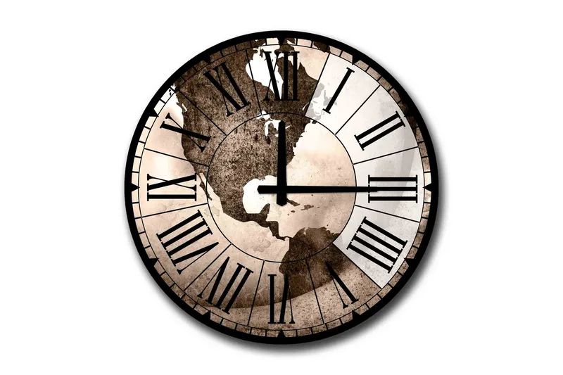 Väggdekor MDF Klocka