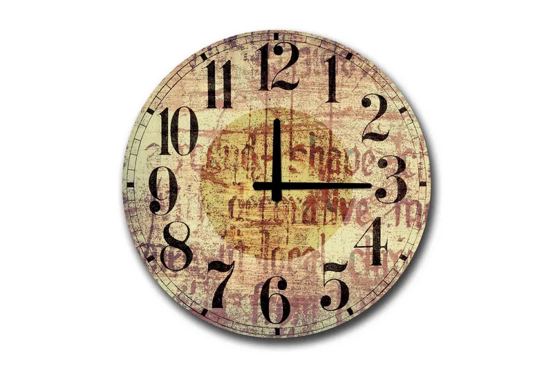 Väggdekor MDF Klocka