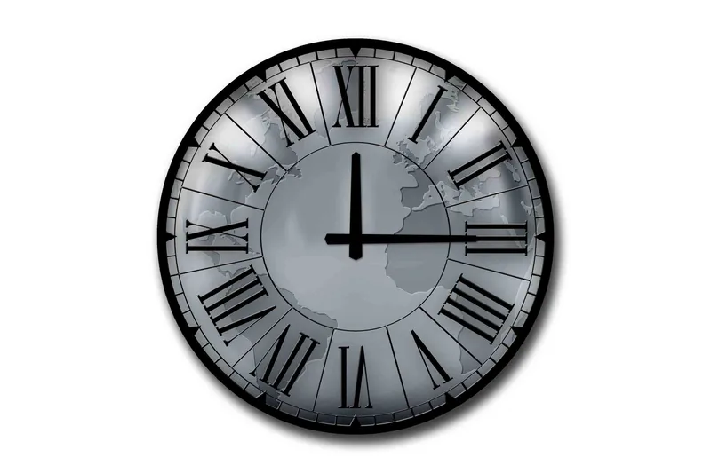 Väggdekor MDF Klocka - Inredning - Väggdekor - Väggklocka & väggur