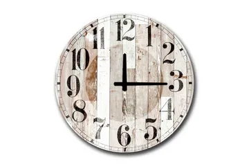 Väggdekor MDF Klocka - Inredning - Väggdekor - Väggklocka & väggur