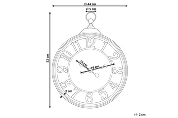 Väggklocka Alloza - Inredning - Väggdekor - Väggklocka & väggur - Urverk till väggklocka