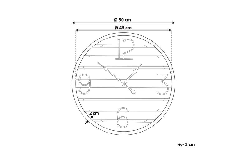 Väggklocka Arriaga - Inredning - Väggdekor - Väggklocka & väggur - Urverk till väggklocka
