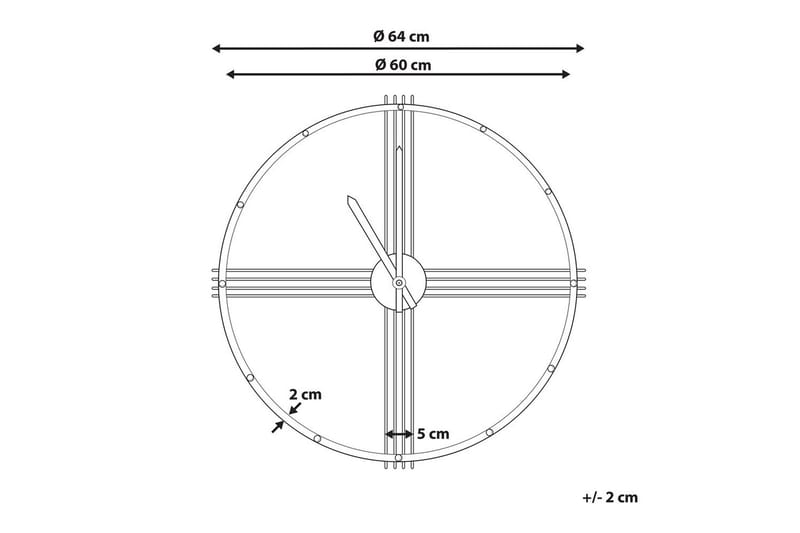 Väggklocka Ascona - Inredning - Väggdekor - Väggklocka & väggur - Urverk till väggklocka