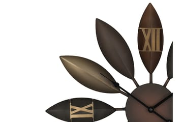 Väggklocka Beinwil 55 cm - Brun - Inredning - Väggdekor - Väggklocka & väggur