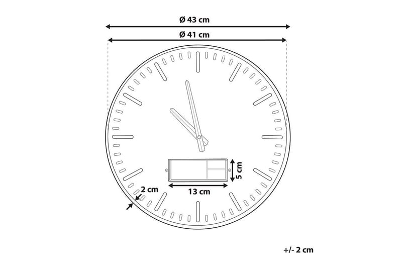 Väggklocka Brugg - Inredning - Väggdekor - Väggklocka & väggur - Urverk till väggklocka