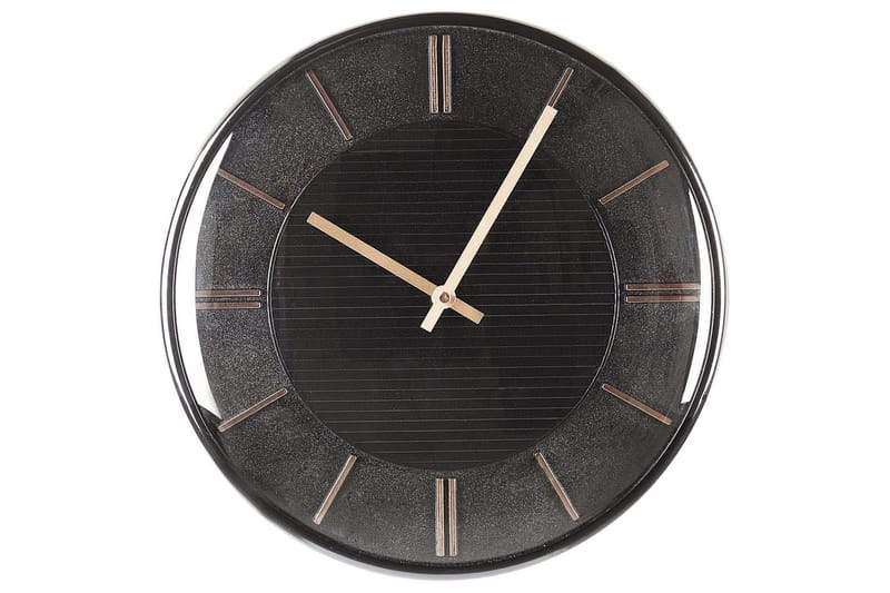 Väggklocka Daroca Svart/koppar, Svart/koppar