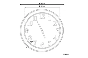 Väggklocka Horw - Inredning - Väggdekor - Väggklocka & väggur - Urverk till väggklocka