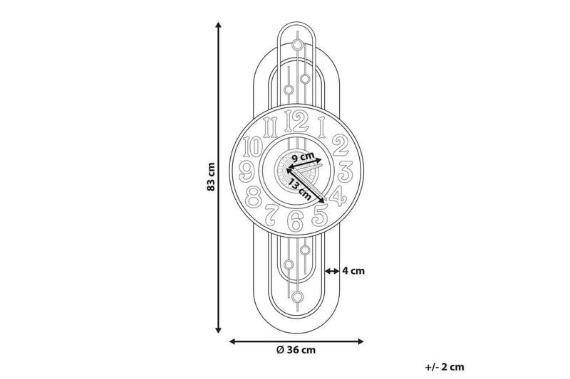 Väggklocka Nobelium - Inredning - Väggdekor - Väggklocka & väggur - Urverk till väggklocka