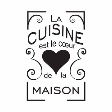 Dekorativ Wall Sticker 44x65 cm - Svart - Inredning - Väggdekor - Väggklistermärken & wallstickers