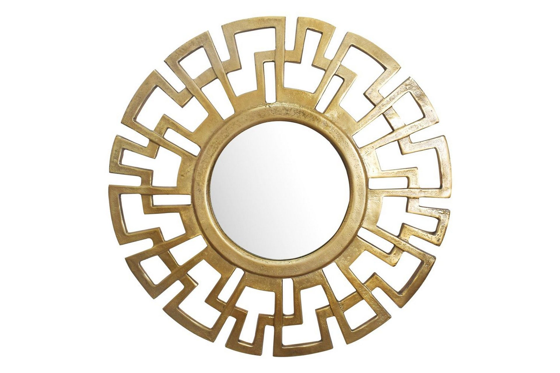 Spegel Wohnling Art Deco Rund 60 cm Modern -