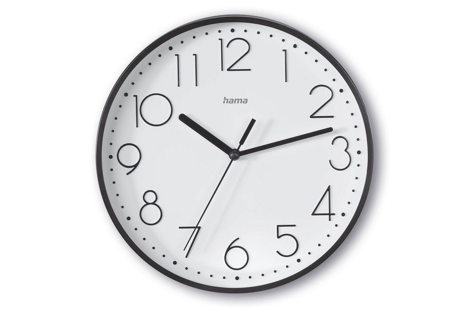 Alternativ bild 0 för Hama 'Salina' Wall Clock Ø 22 cm Black