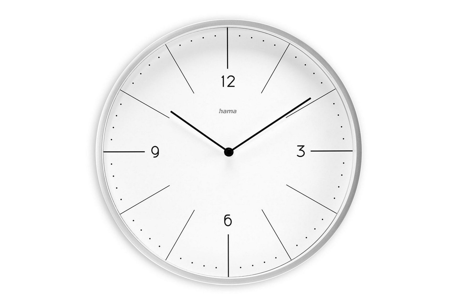 Väggklocka Hama Sardinia 30 cm Grå - Vit