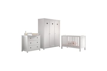 Amori Möbelset för Barnrum - Vit - Möbler - Barnmöbler - Barnmöbelset