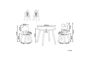Barnbord med stolar Robin - Möbler - Barnmöbler - Barnbord - Barnbord och stolar
