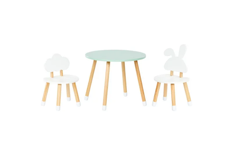 Barnbord med stolar Robin