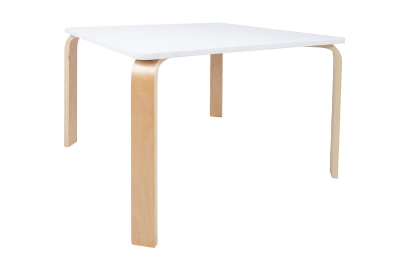 Barnbord Happy 75x75xH50 cm Vit - Barnbord och stolar