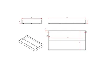Låda Peuterbed Grå - Grå - Möbler - Barnmöbler - Barnbord - Sängbord barn & nattduksbord barn