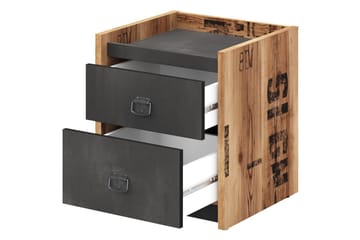 Barnsängbord Rathmore 50 cm - Grå - Möbler - Barnmöbler - Barnbord - Sängbord barn & nattduksbord barn