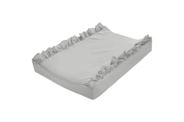 Skötbäddsöverdrag Volang 50 x 70 cm Grå