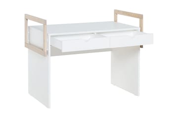 Skrivbord Stige 120 cm Vit/Trä/Natur - Vit/Trä/natur - Möbler - Barnmöbler - Barnbord - Skrivbord barn