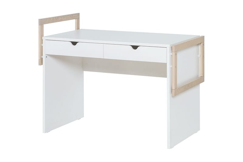 Skrivbord Stige 120 cm Vit/Trä/Natur - Vit/Trä/natur - Möbler - Barnmöbler - Barnbord - Skrivbord barn