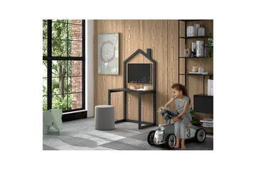 Skrivbord Dallas Antracit - Antracit - Möbler - Barnmöbler - Barnbord - Skrivbord barn