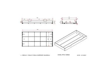 UnderBed Fritz Vit - Vit - Möbler - Barnmöbler - Barnbord - Sängbord barn & nattduksbord barn