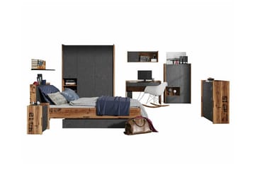 Rathmore Möbelset För Barnrum - Grå - Möbler - Barnmöbler - Barnmöbelset