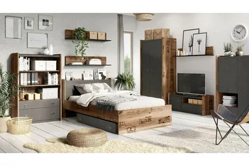 Rathmore Möbelset För Barnrum - Grå - Möbler - Barnmöbler - Barnmöbelset