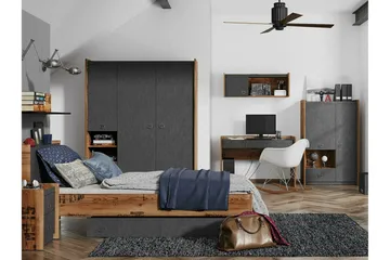 Rathmore Möbelset För Barnrum - Grå - Möbler - Barnmöbler - Barnmöbelset