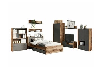 Rathmore Möbelset För Barnrum - Grå - Möbler - Barnmöbler - Barnmöbelset