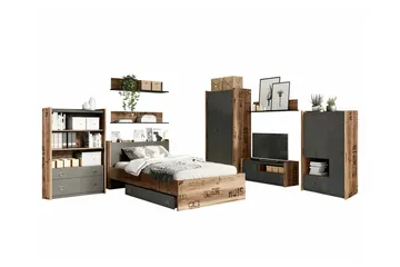 Rathmore Möbelset För Barnrum - Grå - Möbler - Barnmöbler - Barnmöbelset