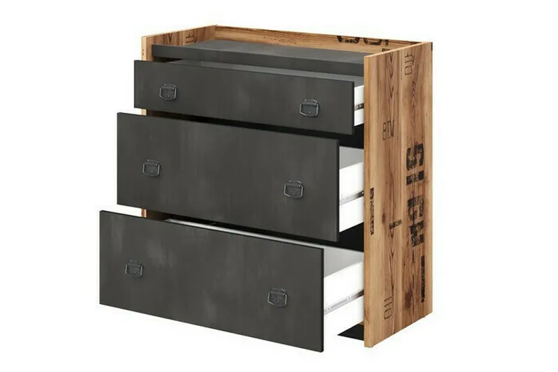 Rathmore Möbelset För Barnrum - Grå - Möbler - Barnmöbler - Barnmöbelset