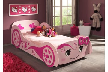 Barnsäng Banoull - Rosa - Möbler - Barnmöbler - Barnsäng & juniorsäng