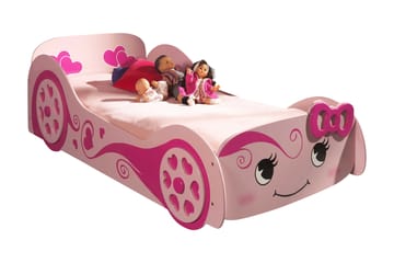 Barnsäng Banoull - Rosa - Möbler - Barnmöbler - Barnsäng & juniorsäng