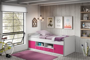 Barnsäng Bringberry med Förvaring - Rosa - Möbler - Barnmöbler - Barnsäng & juniorsäng - Barnsäng med förvaring