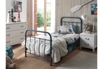 Barnsäng Malondon 90x200 - Blå - Möbler - Barnmöbler - Barnsäng & juniorsäng