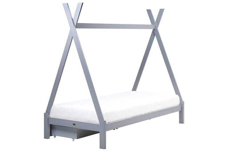 Barnsäng med lådor Devay - Grå - Möbler - Barnmöbler - Barnsäng & juniorsäng - Hussäng