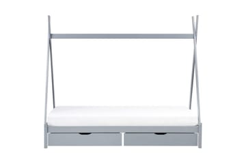 Barnsäng med lådor Devay - Grå - Möbler - Barnmöbler - Barnsäng & juniorsäng - Hussäng