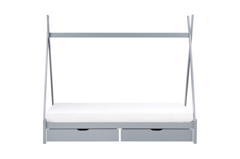 Barnsäng med lådor Devay - Grå - Möbler - Barnmöbler - Barnsäng & juniorsäng - Hussäng