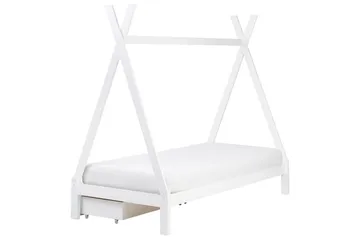 Barnsäng med lådor Devay - Vit - Möbler - Barnmöbler - Barnsäng & juniorsäng - Hussäng