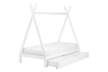 Barnsäng med lådor Devay - Vit - Möbler - Barnmöbler - Barnsäng & juniorsäng - Hussäng