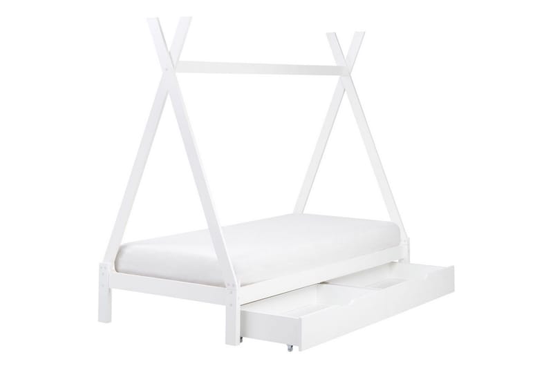 Barnsäng med lådor Devay - Vit - Möbler - Barnmöbler - Barnsäng & juniorsäng - Hussäng