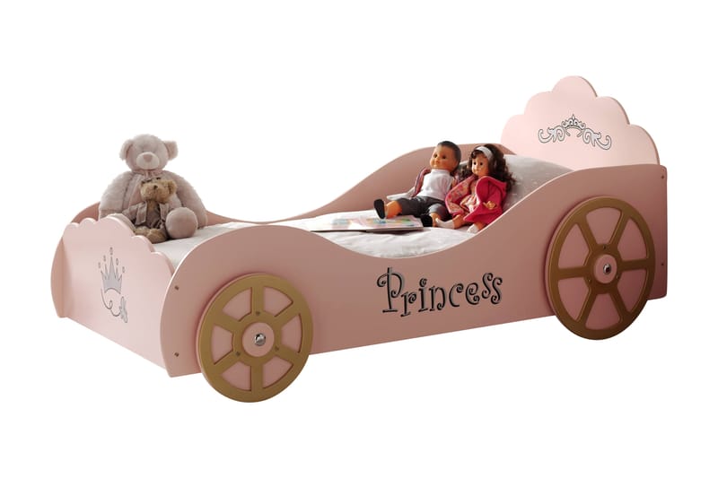 Bilsäng Prippel Prinsessa - Rosa - Möbler - Barnmöbler - Barnsäng & juniorsäng